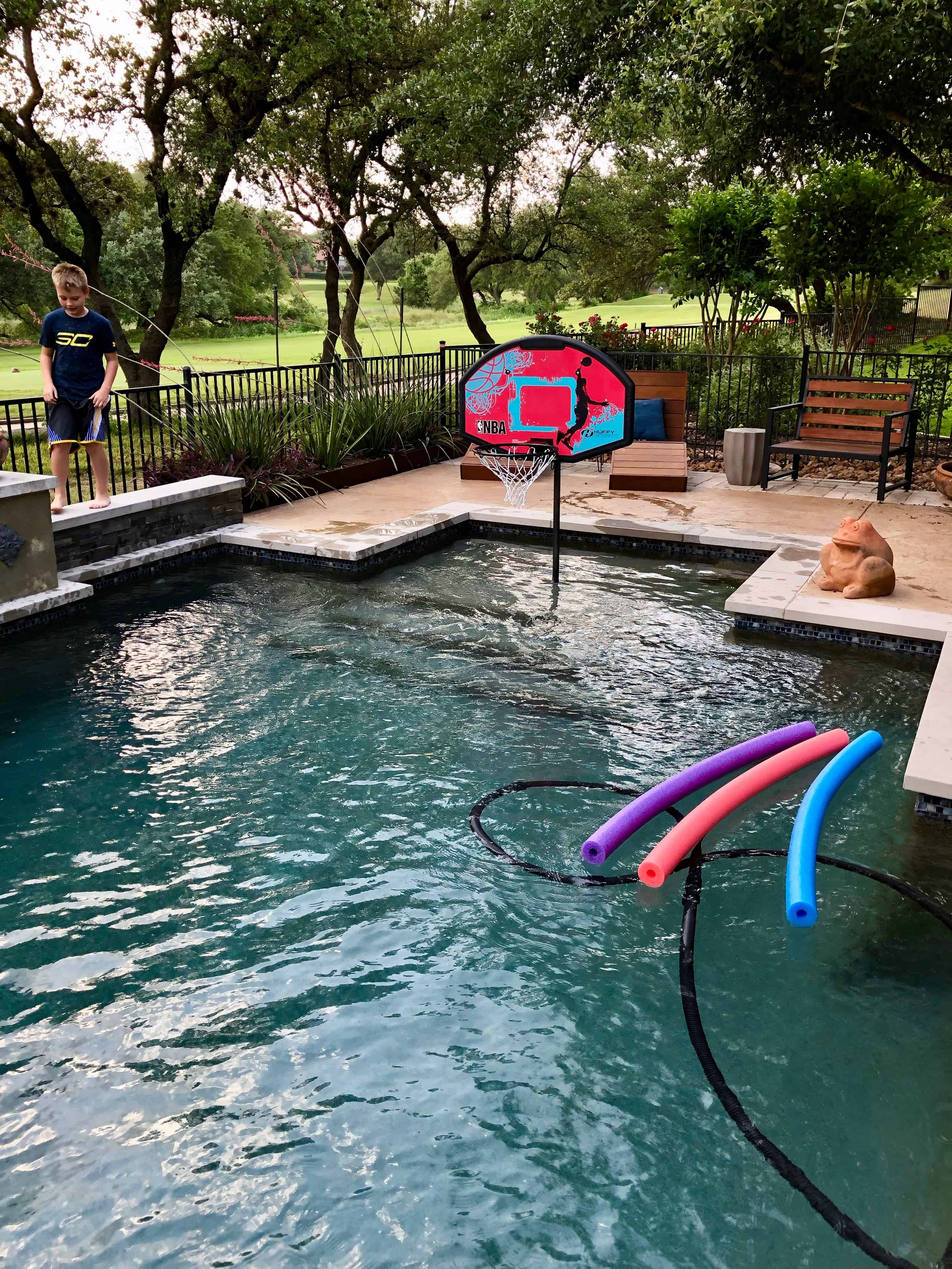 The ultimate pool basketball setup for $75