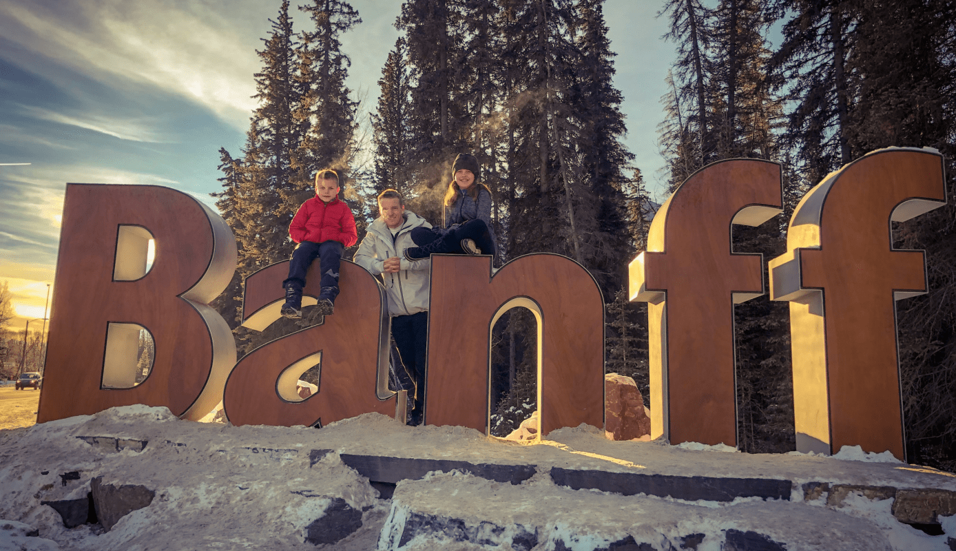 Family Ski Trip to Banff Canada