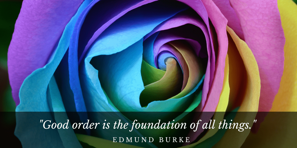 Life lessons on getting things in order