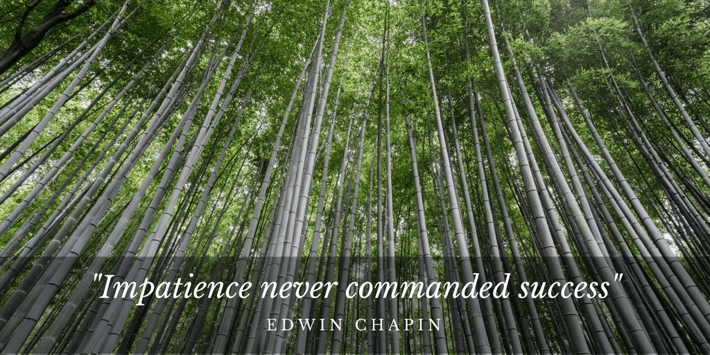 Life lessons on impatience and instant gratification