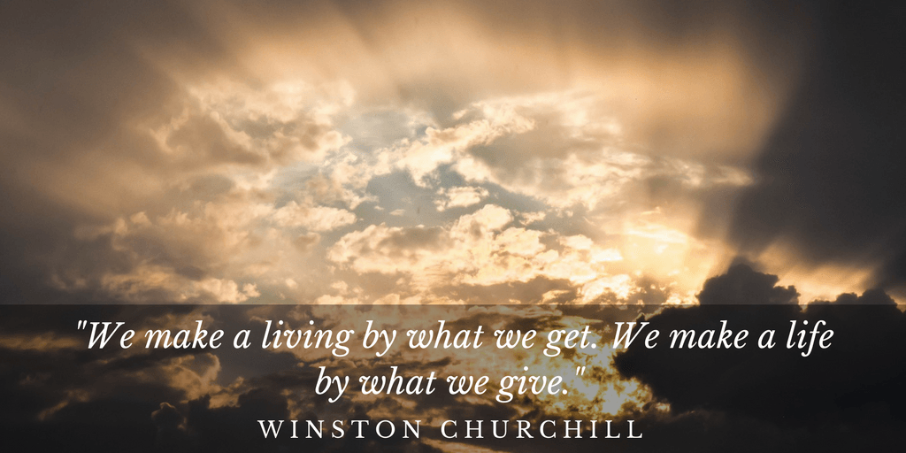 Life lessons on giving back