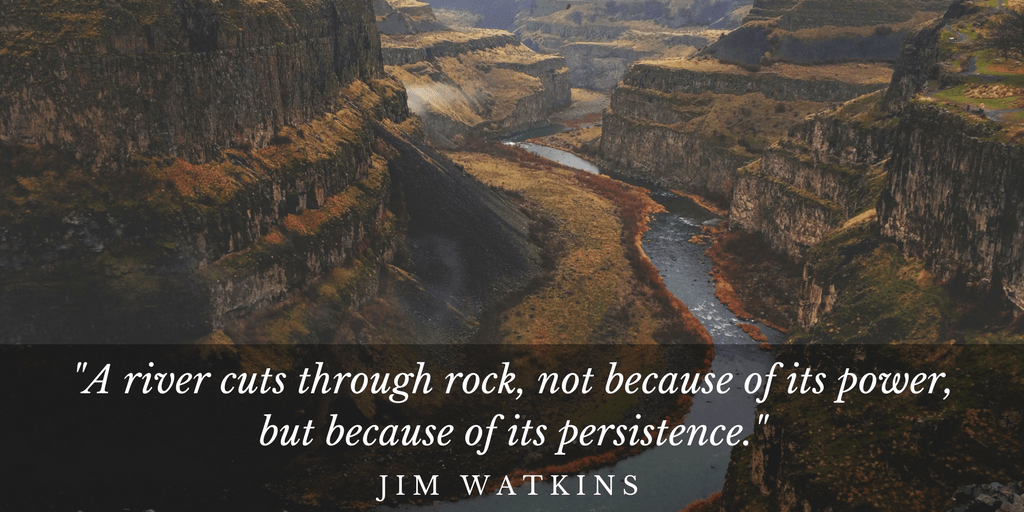 Life lessons on persistence and determination