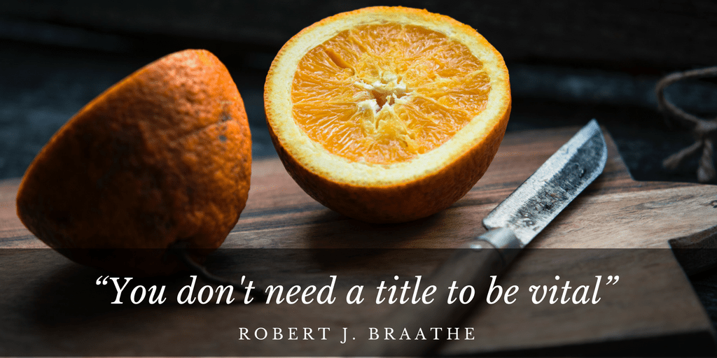 Life lessons on titles at work